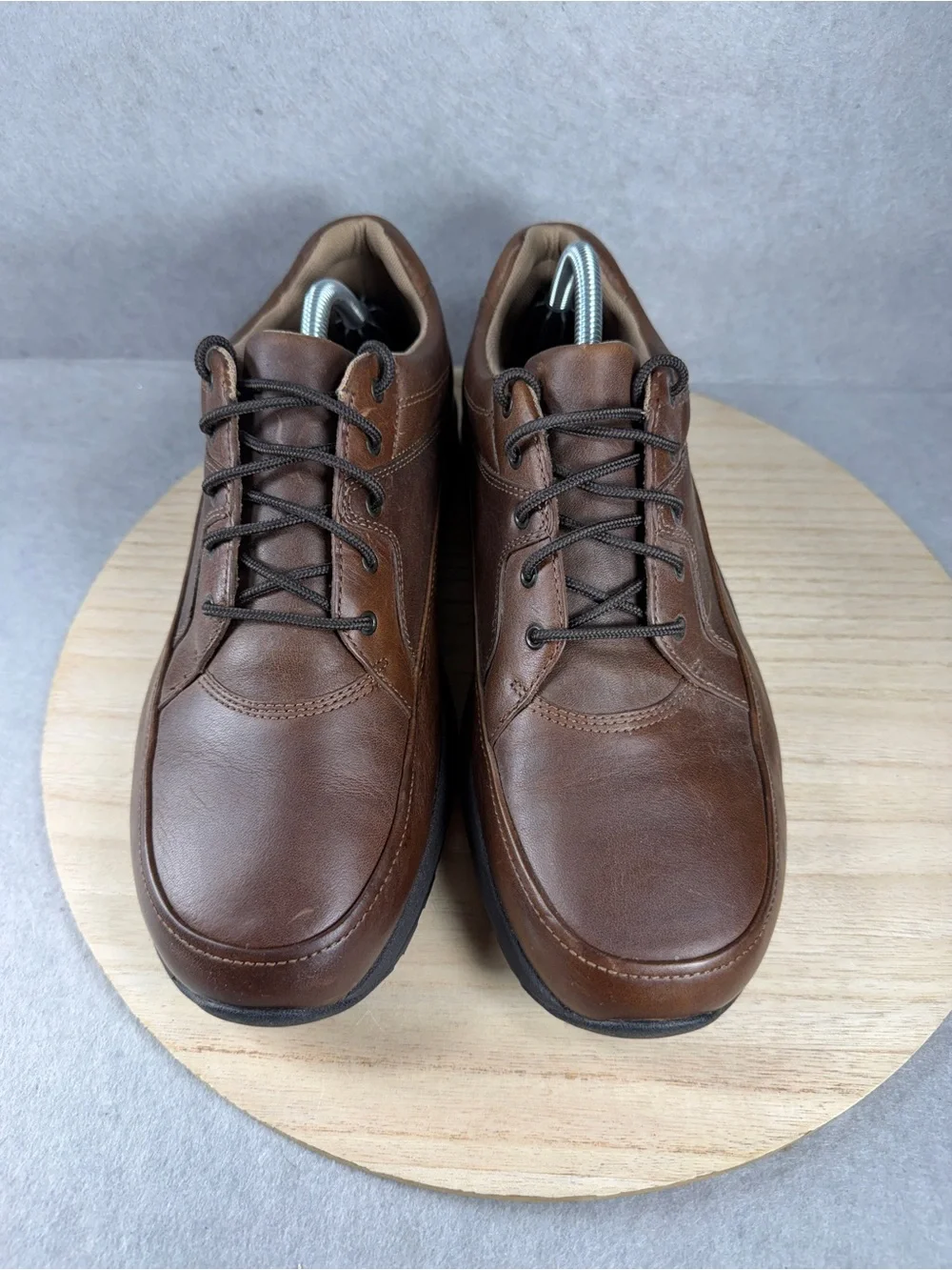 Rockport EdgeHill APM33603 Mens Brown Leather Walking Shoes Vibram NWOB Sz 10.5W